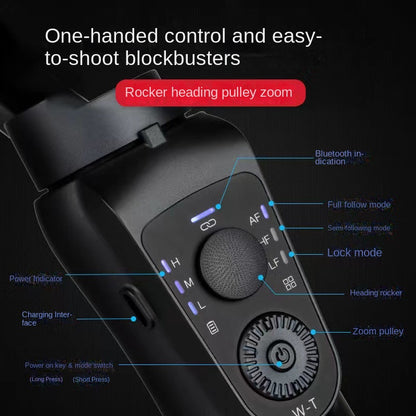 Mobile phone anti-shake shooting triaxial mobile phone balance stabilizer S5